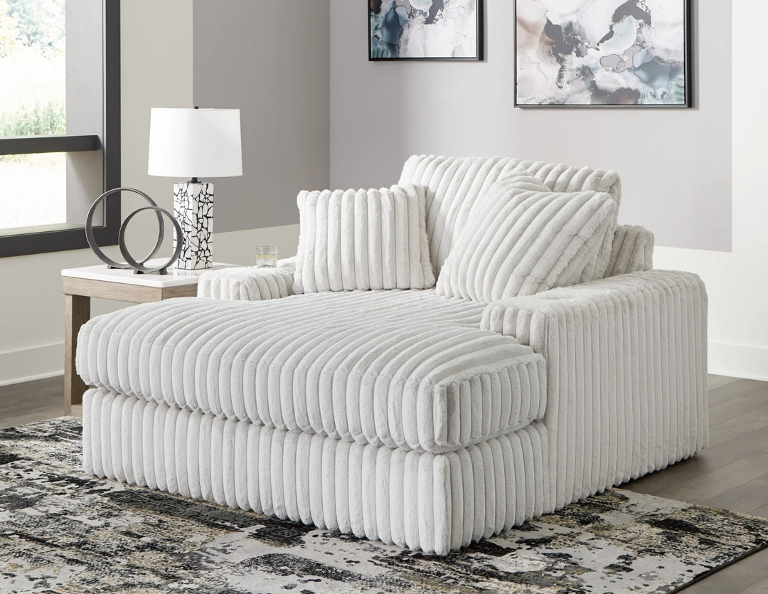 2590315 Stupendous Oversized Chaise In Fabric Upholstery - Alloy | Signature Design By Ashley