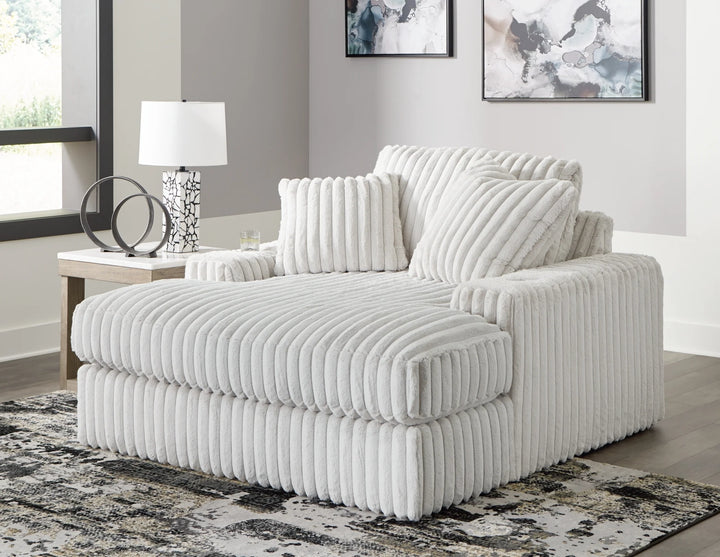 2590315 Stupendous Oversized Chaise In Fabric Upholstery - Alloy | Signature Design By Ashley