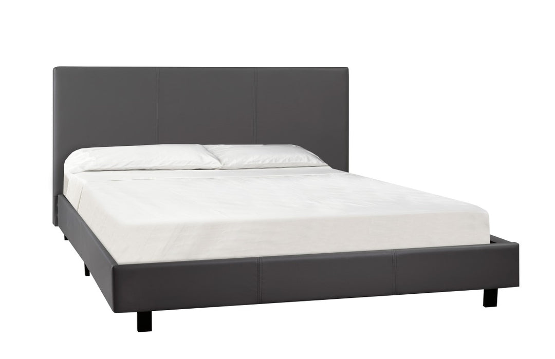 Wendy Grey Platform Bed Frame With Cozy Mattress