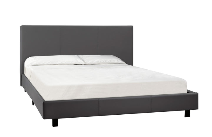 Wendy Grey Platform Bed Frame With Cozy Mattress