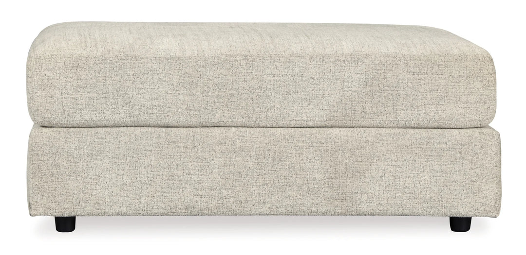 9510408 Soletren Oversized Accent Ottoman In Fabric Upholstery - Stone | Signature Design By Ashley