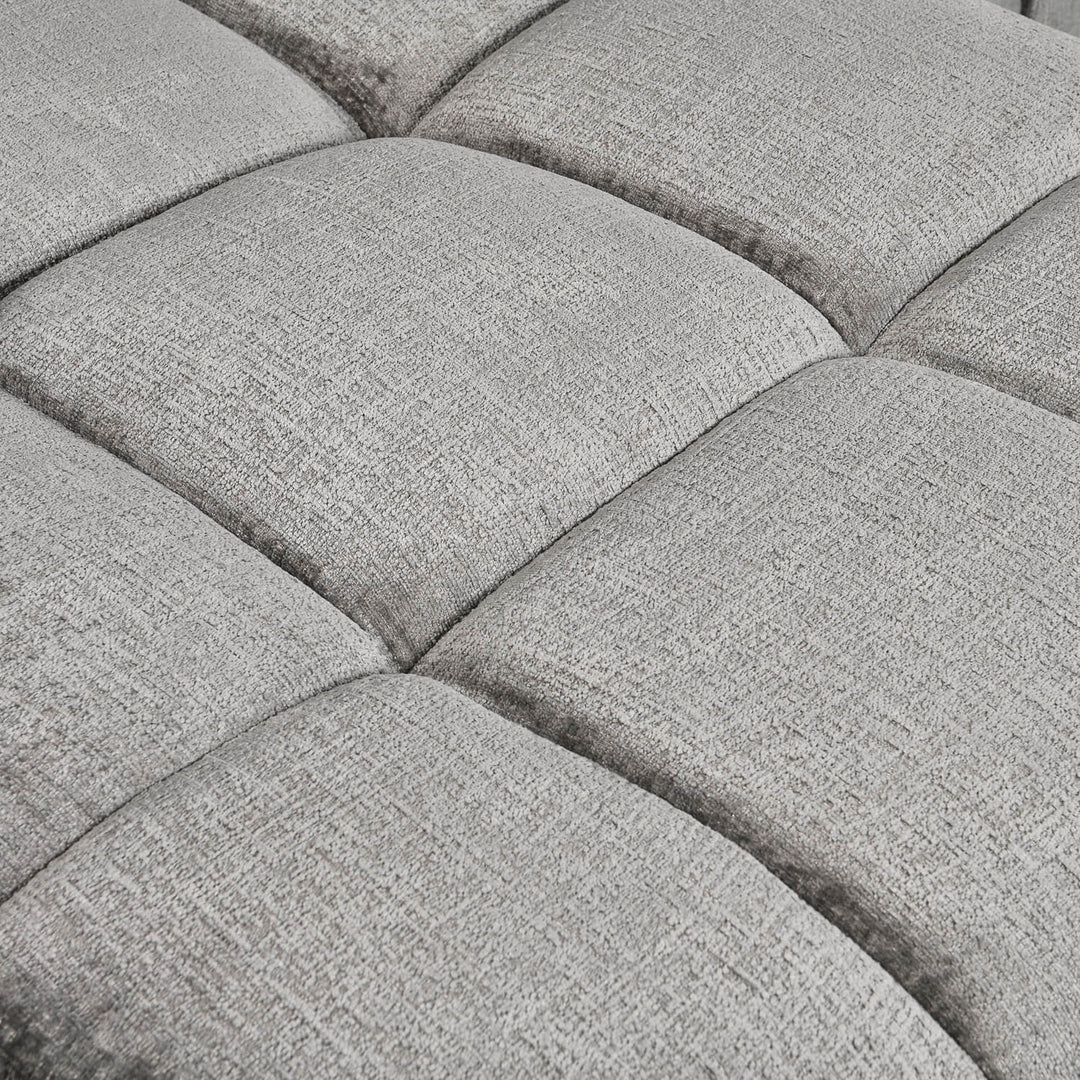 Modrest 3-Piece Sectional Sofa Bed In Fabric Upholstery - Graphite