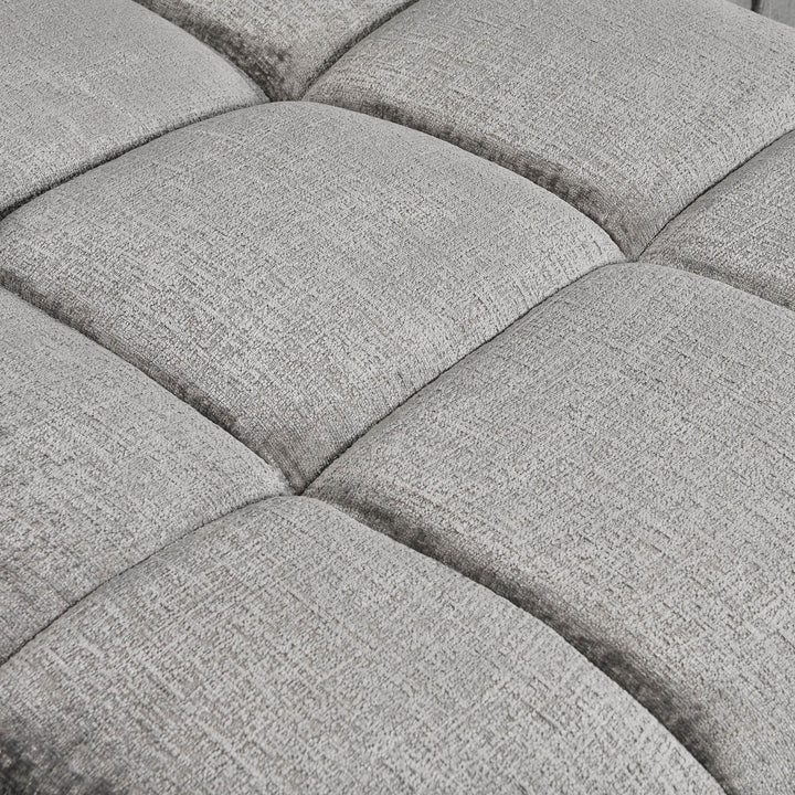 Modrest 3-Piece Sectional Sofa Bed In Fabric Upholstery - Graphite