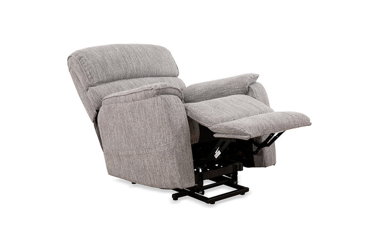 Kyle Grey Power Lift Recliner Chair In Fabric Upholstery