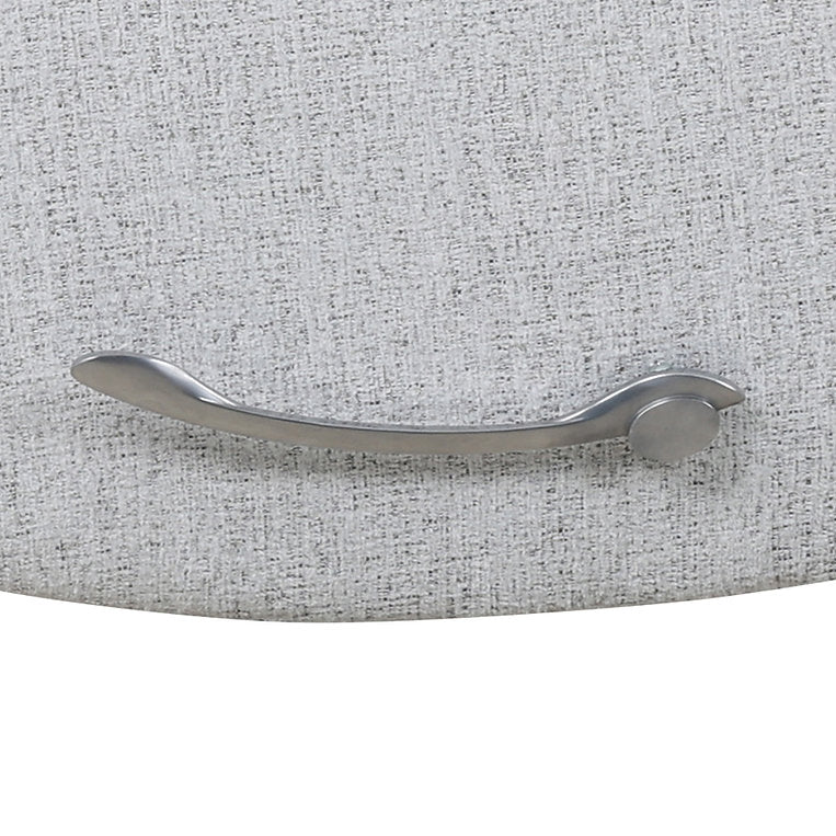 Robin Light Grey Manual Recliner Chair In Fabric Upholstery