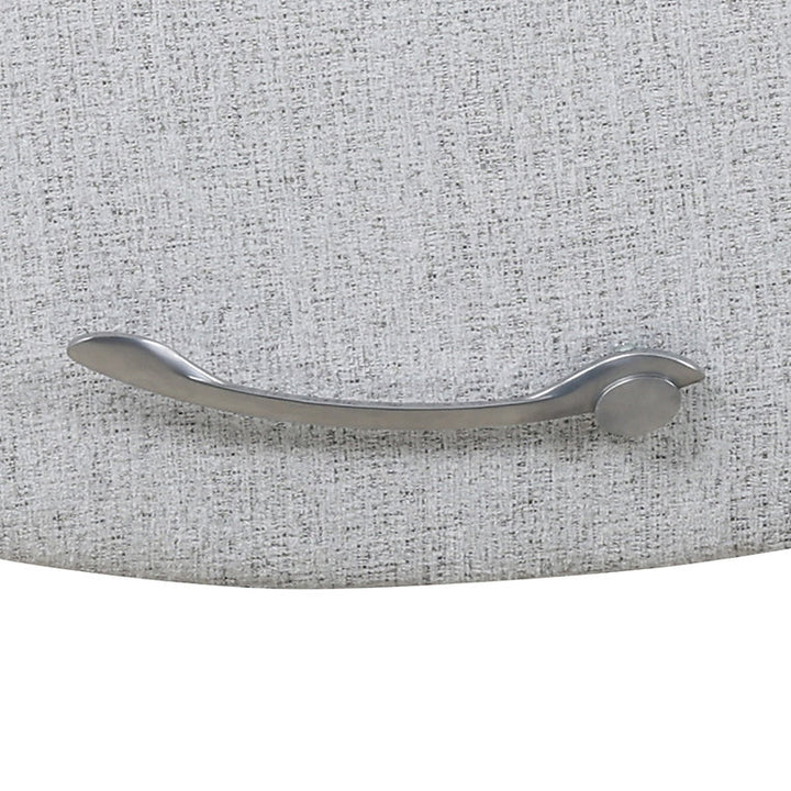 Robin Light Grey Manual Recliner Chair In Fabric Upholstery
