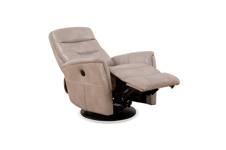 Mufin Stone Power Recliner Chair With PU Leather Upholstery