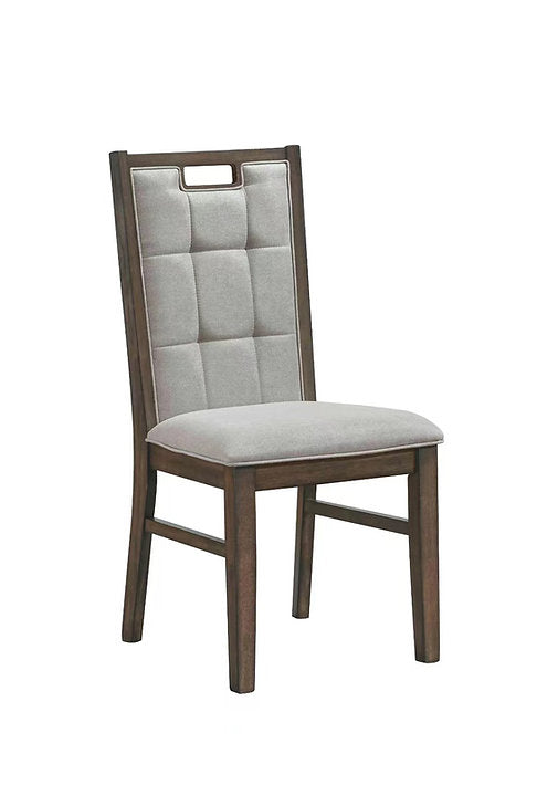 Neil Dining Table Set For 6 With Fabric Upholstered Chairs
