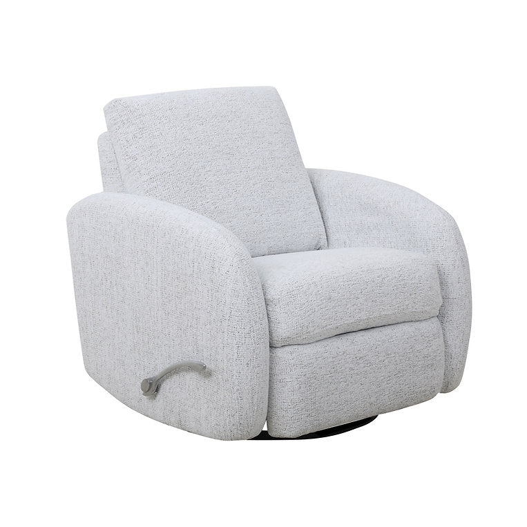 Robin Light Grey Manual Recliner Chair In Fabric Upholstery