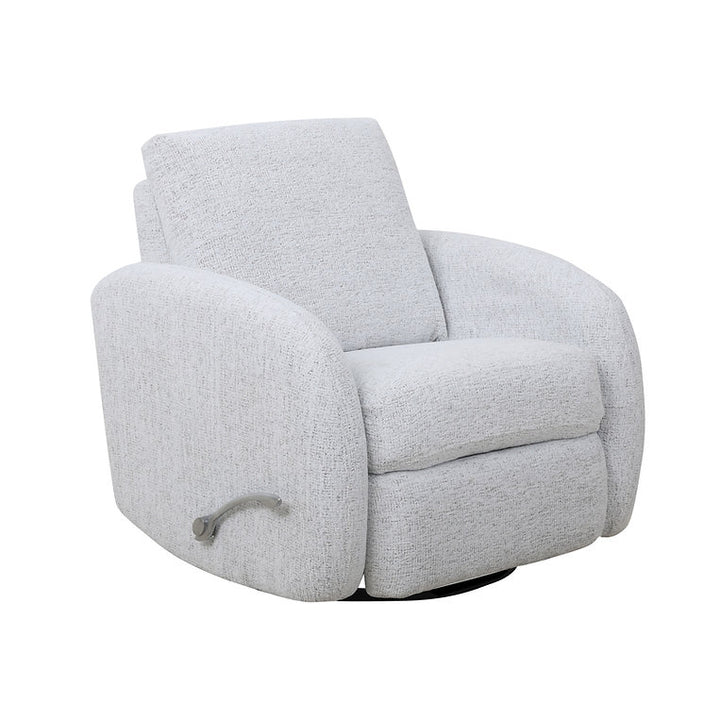 Robin Light Grey Manual Recliner Chair In Fabric Upholstery