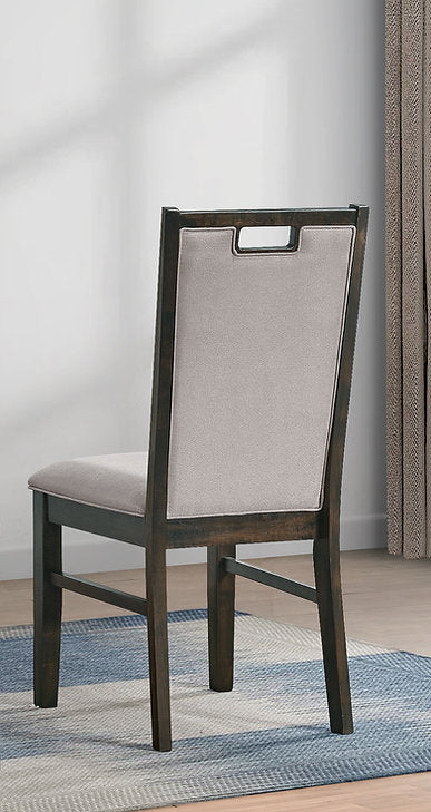 Neil Dining Table Set For 6 With Fabric Upholstered Chairs