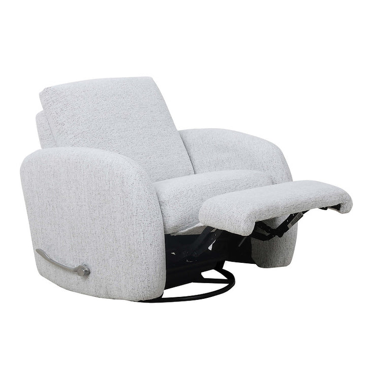 Robin Light Grey Manual Recliner Chair In Fabric Upholstery