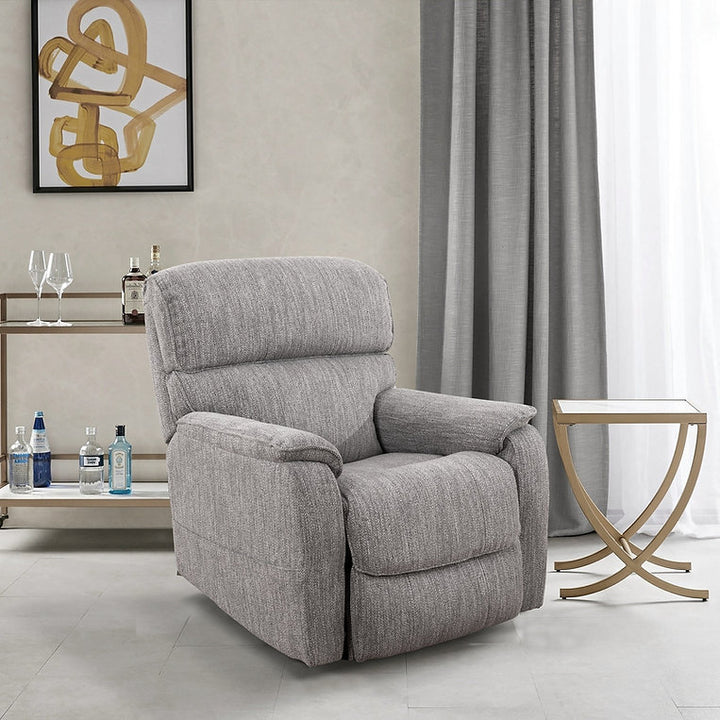 Kyle Grey Power Lift Recliner Chair In Fabric Upholstery