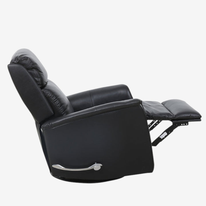 Klassen Blackberry Rocker Recliner Chair In Leather Upholstery