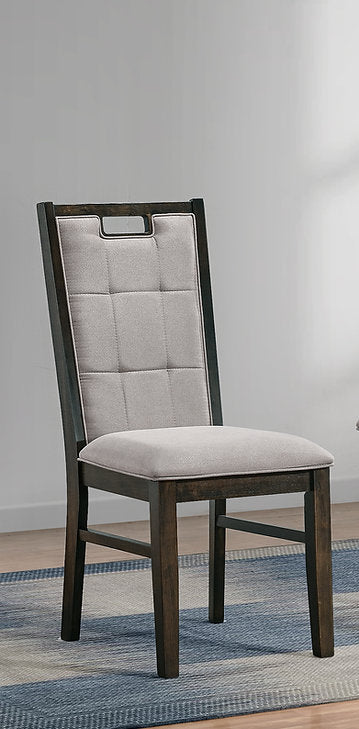 Neil Dining Table Set For 6 With Fabric Upholstered Chairs