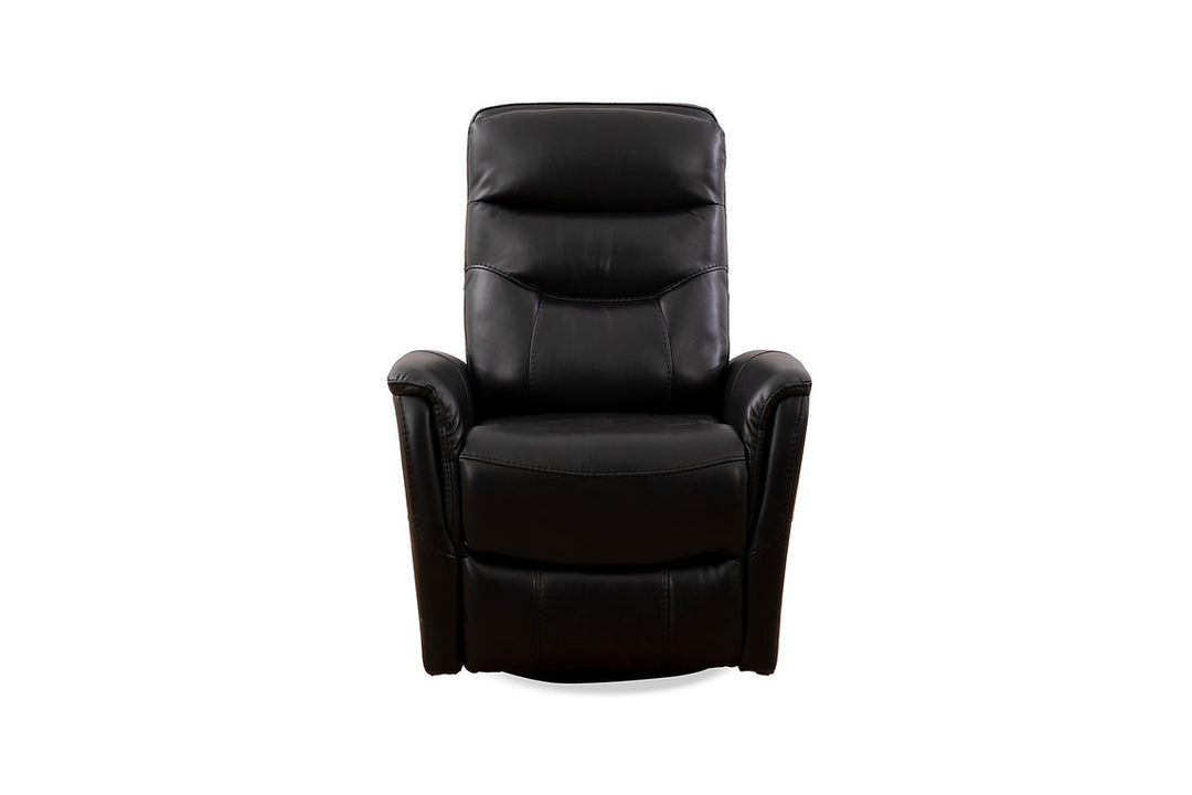 Mufin Black Power Recliner Chair With PU Leather Upholstery