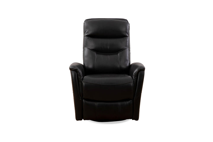 Mufin Black Power Recliner Chair With PU Leather Upholstery