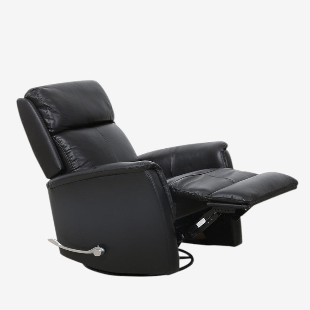 Klassen Blackberry Rocker Recliner Chair In Leather Upholstery