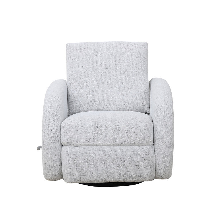 Robin Light Grey Manual Recliner Chair In Fabric Upholstery