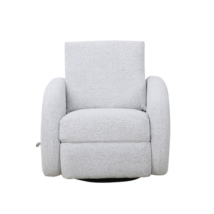 Robin Light Grey Manual Recliner Chair In Fabric Upholstery