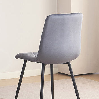 Croft 5-Piece Dining Table Set With Velvet Upholstered Chairs