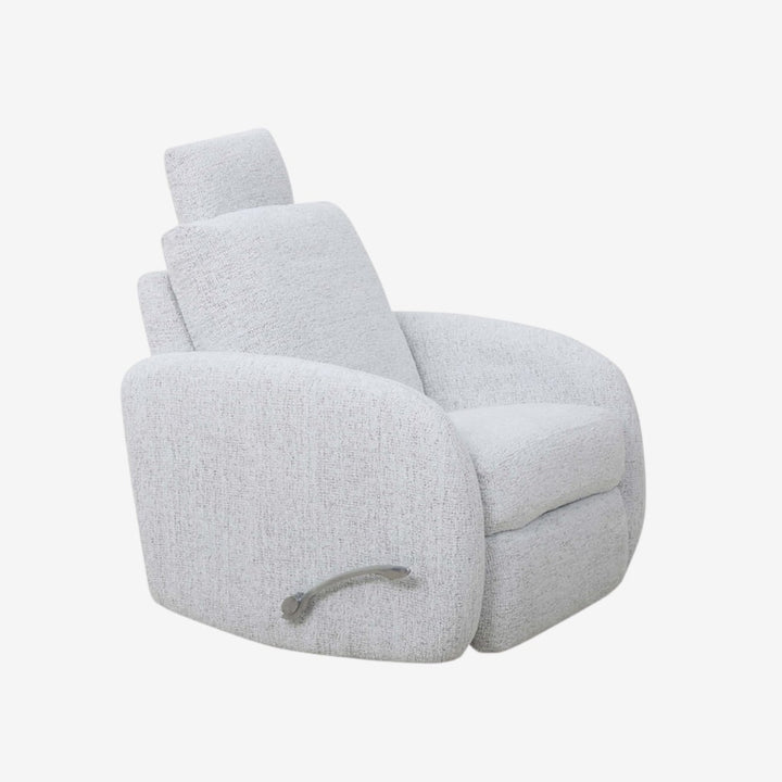 Robin Light Grey Manual Recliner Chair In Fabric Upholstery