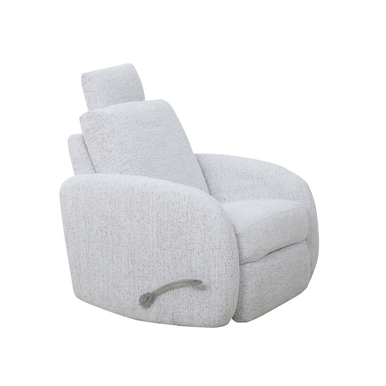 Robin Light Grey Manual Recliner Chair In Fabric Upholstery