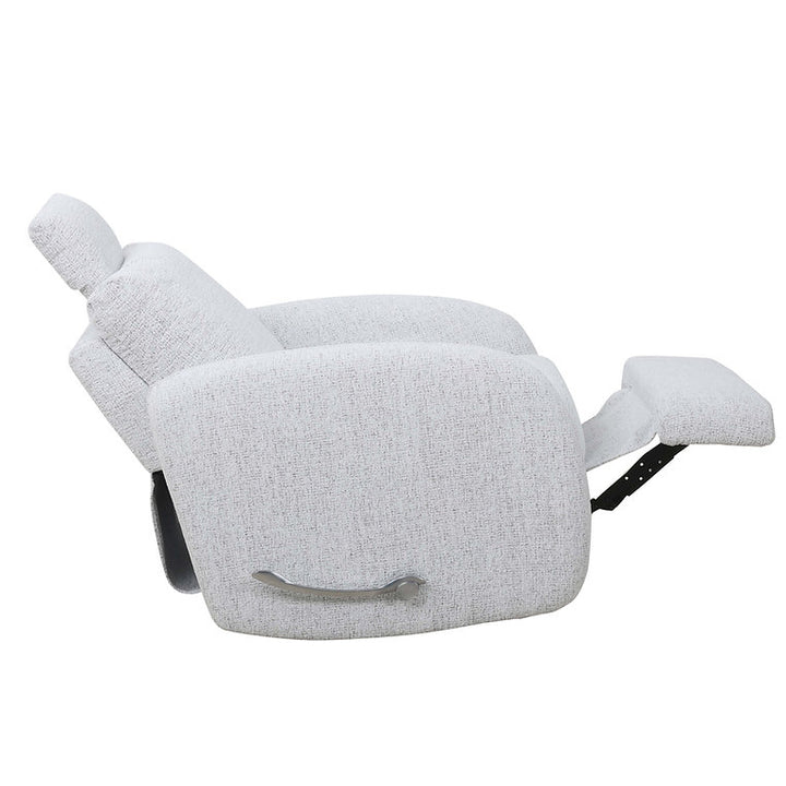Robin Light Grey Manual Recliner Chair In Fabric Upholstery