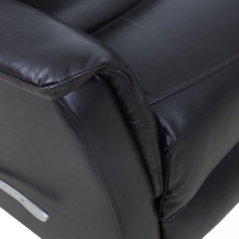 Klassen Blackberry Rocker Recliner Chair In Leather Upholstery