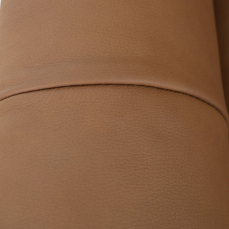 Klassen Caramel Brown Rocker Recliner Chair In Leather Upholstery