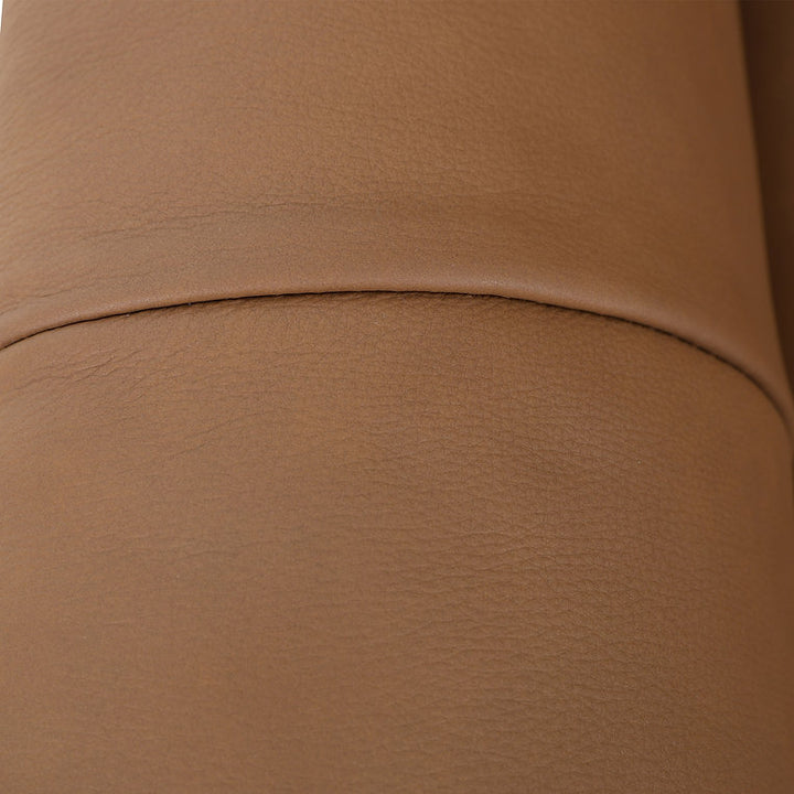 Klassen Caramel Brown Rocker Recliner Chair In Leather Upholstery