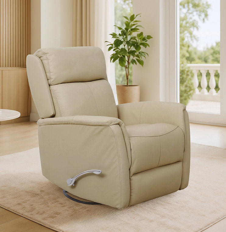 Klassen Rocker Recliner Chair In Leather Upholstery