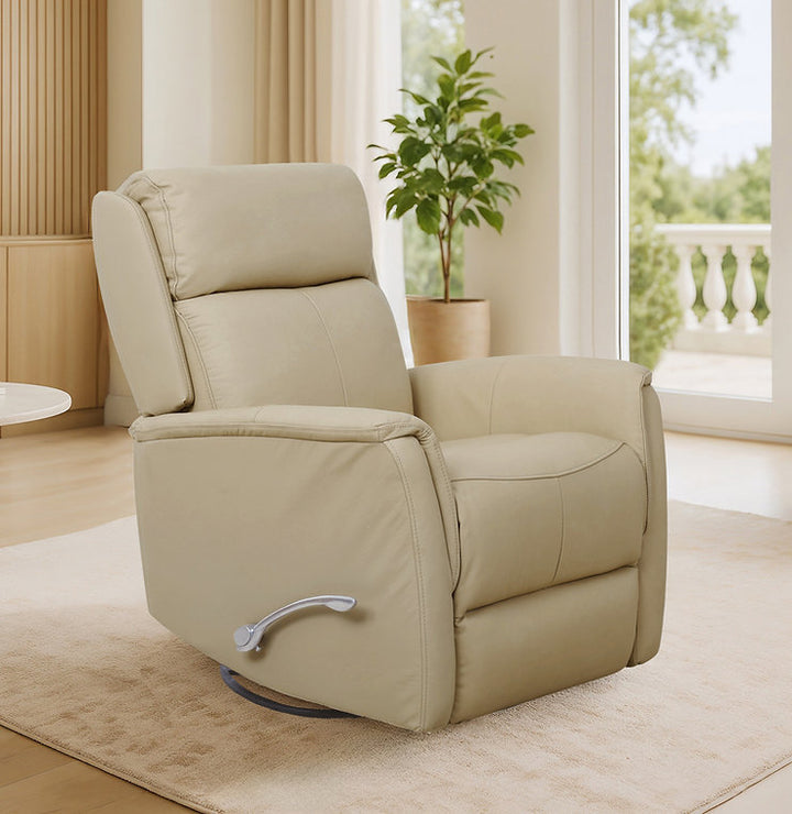 Klassen Rocker Recliner Chair In Leather Upholstery