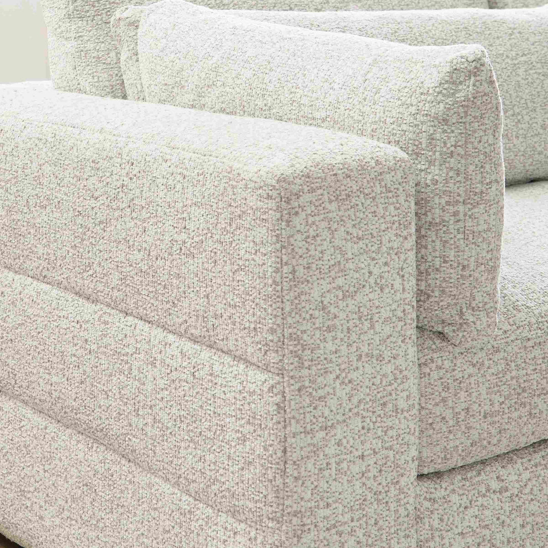Ashbourne Estate 6-piece Fabric Upholstered Sectional Sofa With Chaise - Snowstone | Signature Design By Ashley