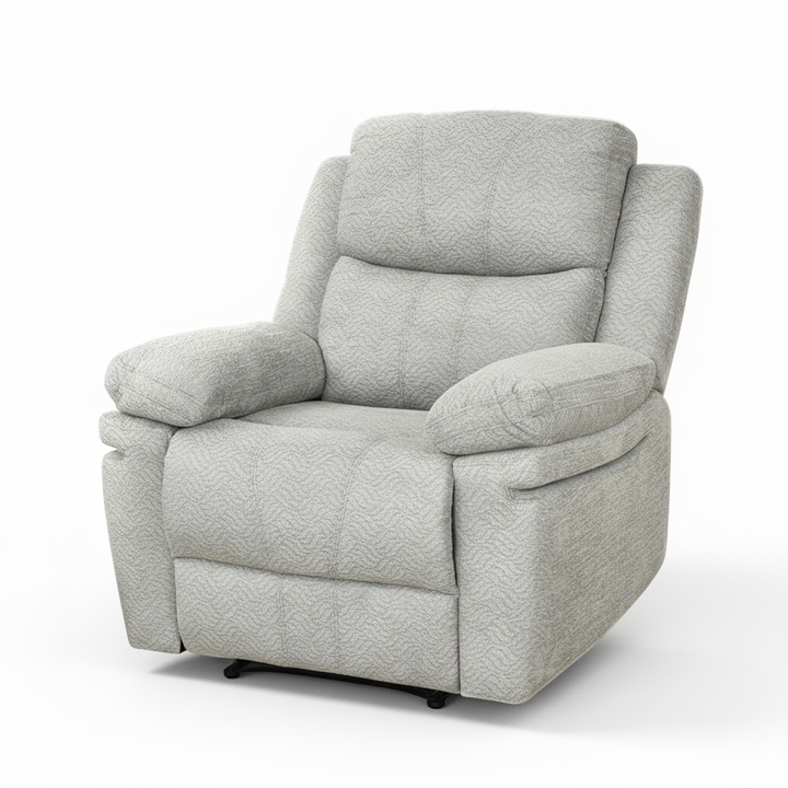 Vinget Beige Power Recliner Chair in Fabric Upholstery