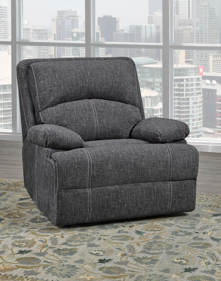 Tempting Grey Relaxing Houston Recliner Chair