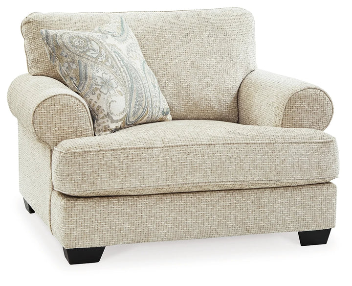 9620523 Monaghan Oversized Armchair In Fabric Upholstery - Sandstone | Signature Design By Ashley