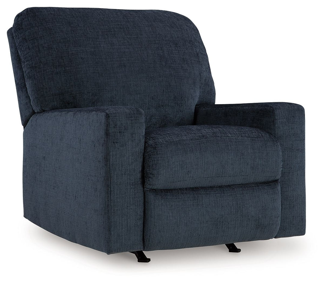 2430325 Aviemore Rocker Recliner Chair In Fabric Upholstery - Ink | Signature Design By Ashley