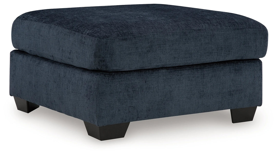 2430308 Aviemore Oversized Accent Ottoman In Fabric Upholstery - Ink | Signature Design By Ashley