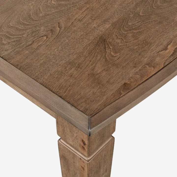 Zulia 7-Piece Walnut Dining Table Set With Extension Leaf