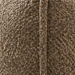 Bulma Taupe 2-Seater Loveseat In Fabric Upholstery - Additional View