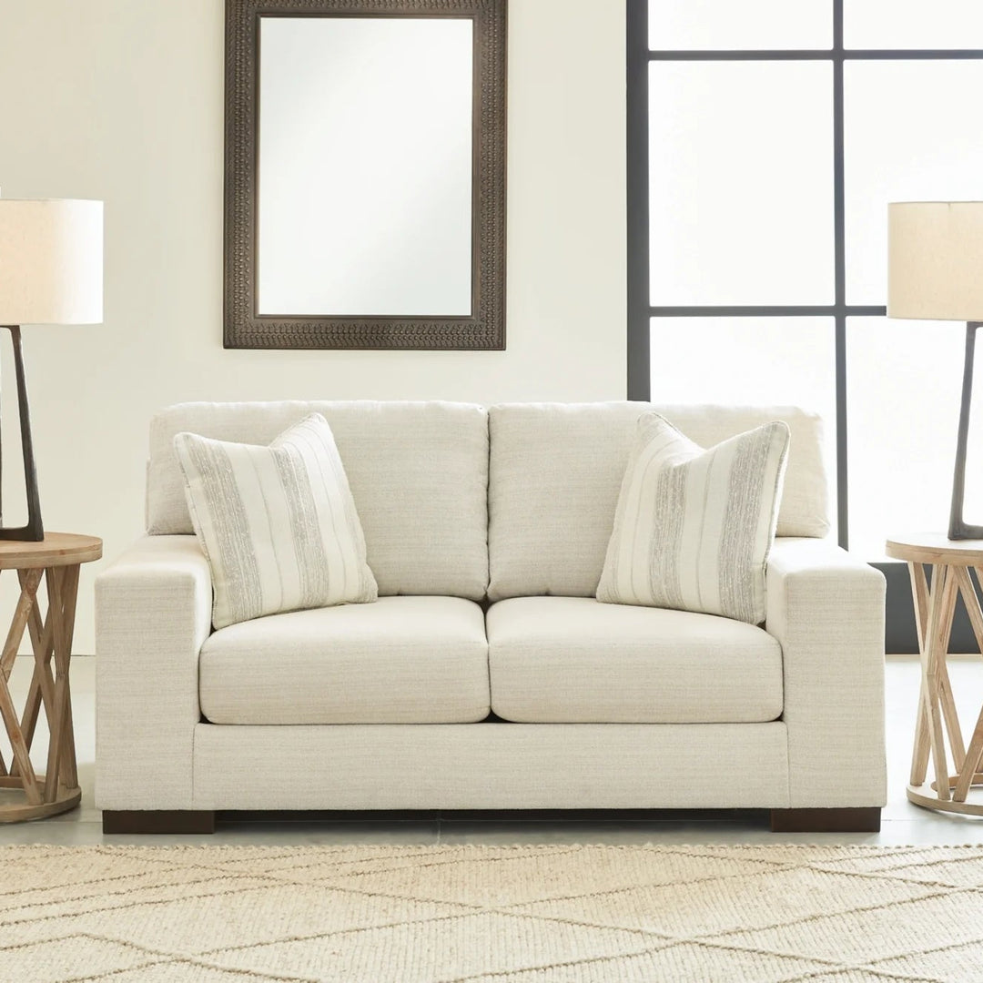 5200335 Maggie Loveseat In Fabric Upholstery - Birch | Signature Design By Ashley