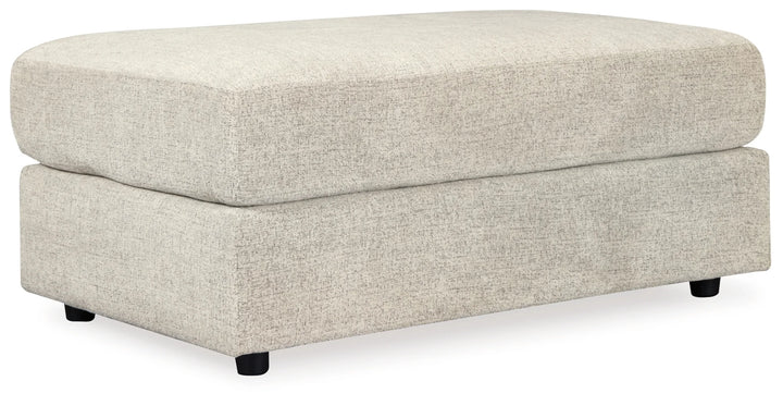 9510408 Soletren Oversized Accent Ottoman In Fabric Upholstery - Stone | Signature Design By Ashley