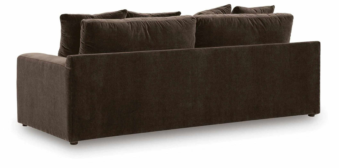 6780738 Maxton Heights Stationary Sofa In Fabric Upholstery - Bittersweet | Benchcraft By Ashley