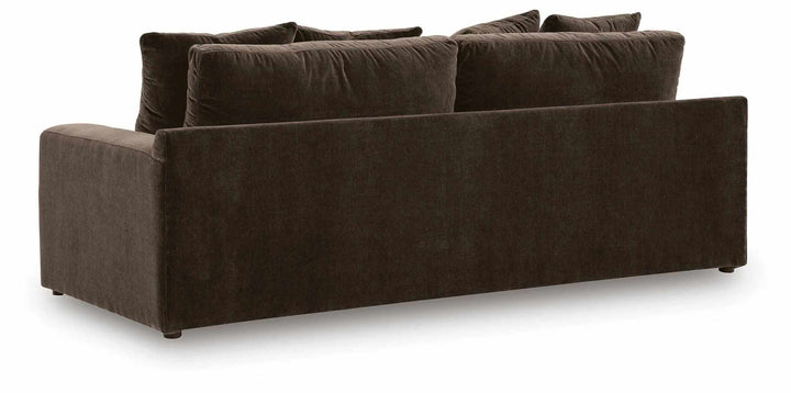 6780738 Maxton Heights Stationary Sofa In Fabric Upholstery - Bittersweet | Benchcraft By Ashley