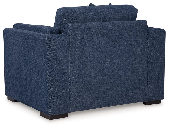 5450223 Evansley Oversized Armchair In Fabric Upholstery - Navy | Benchcraft By Ashley