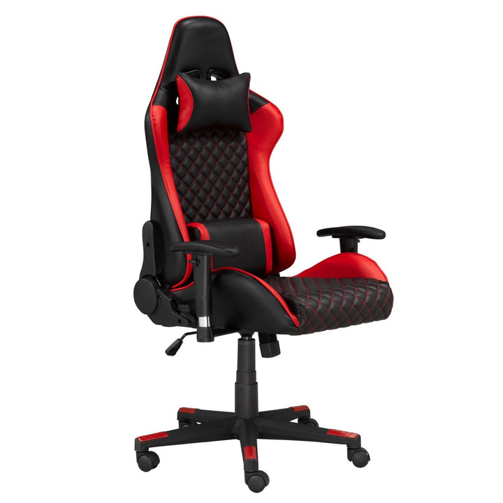 Violet Gaming Chair - Black/Red | 180-Degree Recline, Tilt Mechanism & Hydraulic Lift for Ultimate Comfort
