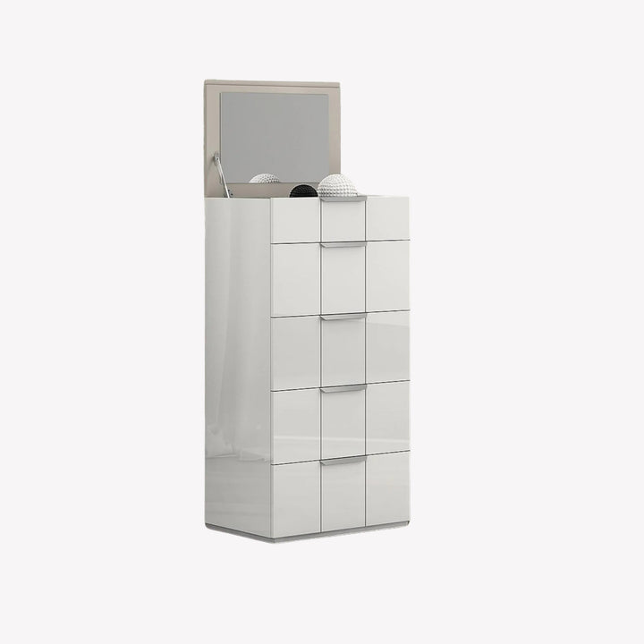 Lucille Series Storage Chest - Pearl White