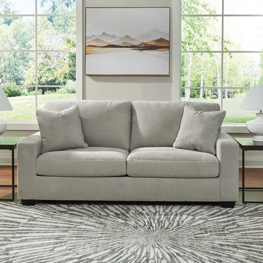 3200538 Greenbriar Sofa In Fabric Upholstery - Smoke | Signature Design By Ashley