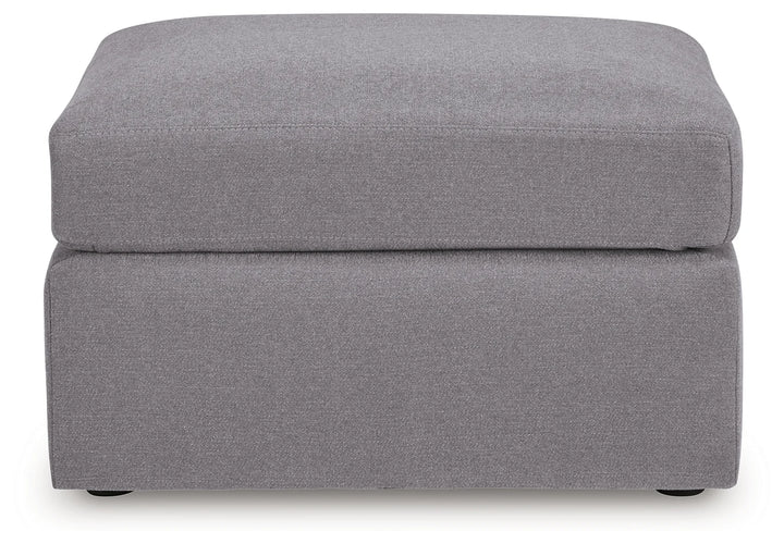 9210408 Modmax Oversized Accent Ottoman In Fabric Upholstery - Granite | Signature Design By Ashley